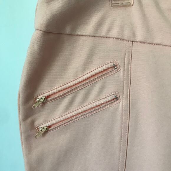 Soho Apparel Ltd Pants Womens Slim Ankle Medium Pink Stretch Four Zip Pockets XL - Picture 5 of 8